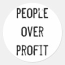 Search for profit stickers Protest