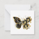 Search for butterfly vertical note cards Gold