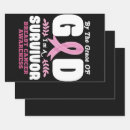 Search for survivor wrapping paper Breast cancer