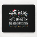Search for hidden mousepads Santa claus