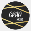 Search for gold and black graduation stickers Trendy
