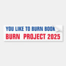 Search for burning bumper stickers Political