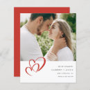 Search for double heart invitations Minimalist