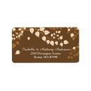 Search for fall leaves return address labels Stylish