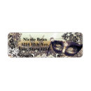 Search for gold snowflake return address labels Birthday