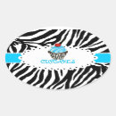 Search for colourful ribbons stickers Black