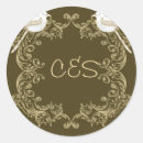 Search for bird wedding stickers Black