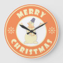 Search for christmas nursery clocks Snowman