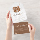 Search for tri fold baby shower invitations Teddy