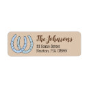 Search for western return address labels Horseshoes
