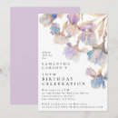 Search for iris birthday invitations Elegant