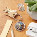 Search for heaven round key rings Religious