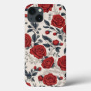 Search for red roses pattern iphone cases Nature