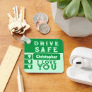 Search for i love you key rings Drive safe