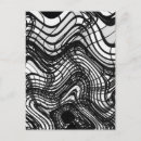 Search for modern abstract black white pattern postcards Patterns