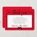 Search for red and black thank you cards Modern