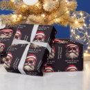 Search for novelty christmas wrapping paper Santa