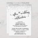 Search for silver confetti wedding invitations Typography