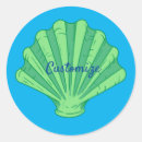 Search for scallop shells stickers Beach