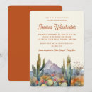 Search for desert bridal shower invitations Watercolor