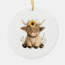 Search for cute cow christmas tree decorations Animal