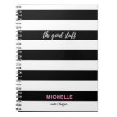 Search for black and white stripes notebooks Lines