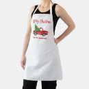Search for red truck aprons Truck christmas tree