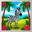Search for cartoon zebra posters Wildlife