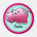Search for cute hippo magnets Cartoon