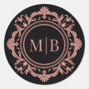 Search for black and rose gold stickers Simple