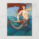 Search for vintage mermaid postcards Woman