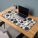 Search for white flower pattern mousepads Trendy