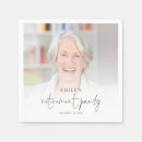 Search for retirement party napkins Script