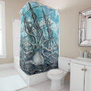 Search for octopus shower curtains Sea monster