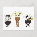 Search for funny giraffes postcards Children