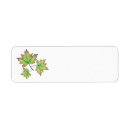 Search for maple tree return address labels Red