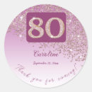 Search for number eighty stickers 80th