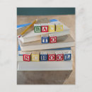 Search for stack of books postcards Vertical