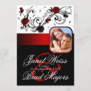 Search for goth red and black wedding invitations Modern
