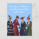 Search for funny clothing postcards Blue