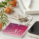 Search for pink glitter key rings Sparkle