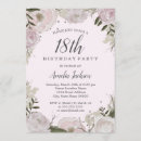 Search for pink flowers 18th birthday invitations Watercolor