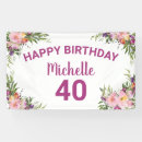 Search for a happy 40th birthday flower crafts party 40 years old