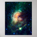 Search for space clouds posters Cluster