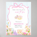 Search for vintage tea party posters Baby is brewing