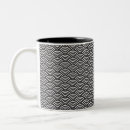 Search for black geometric pattern mugs Wave