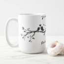Search for bird wedding mugs Love birds
