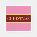 Search for pink christmas napkins Happy