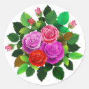 Search for pink purple flower stickers Floral pattern