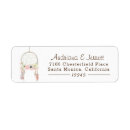 Search for tribal return address labels Rustic
